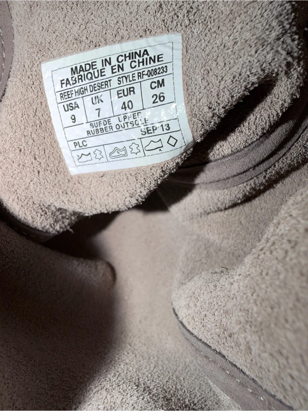 NWT Reef High Desert Suede Boots in Taupe